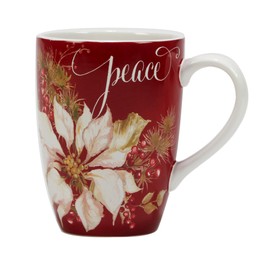 Certified International Winters Joy 22 oz. Mugs, Set of 4 Assorted Designs, Multicolor