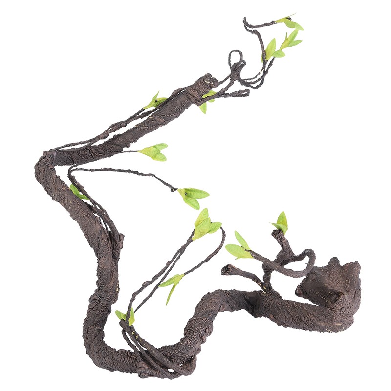 Artificial Reptiles Vine Climber Jungle Forest Bend Branch Terrarium Cage