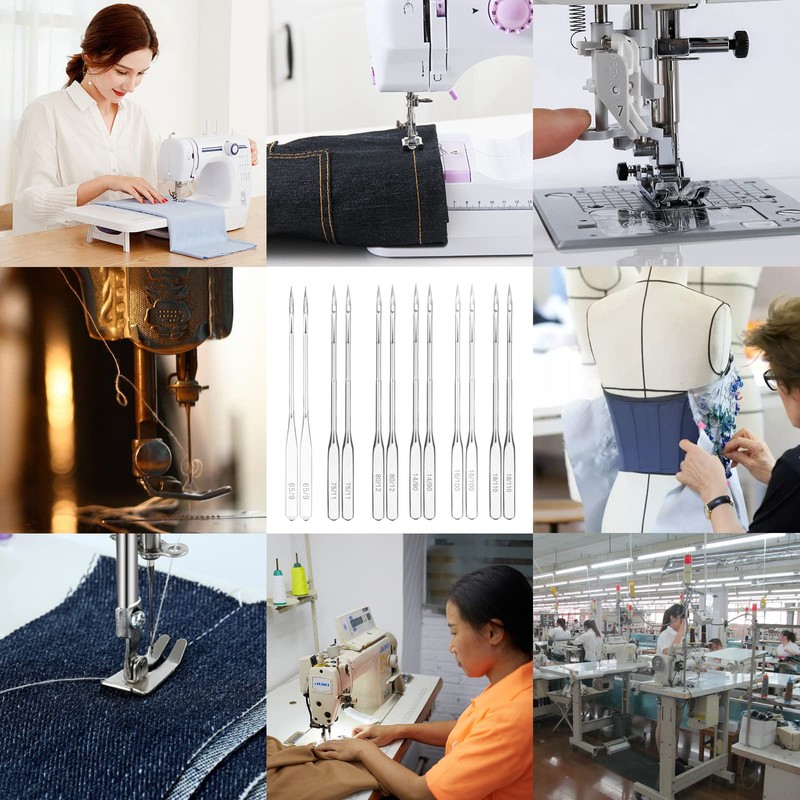 ZITFRI 60 Pieces Sewing Machine Needle Set Universal Sewing Machine