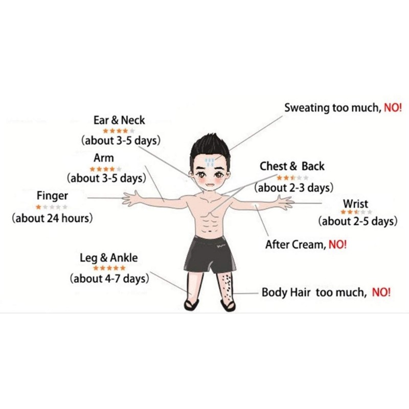 3D Temporary Tattoo Rose Design Size 10.5x6CM - 1PC.