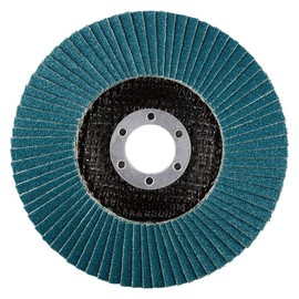 RHODIUS LSZ F2 | Pack of 5 Diameter 125 mm Grain 60 Flap Discs | Made in Germany | Metal Grinding Disc for Angle Grinders | Flap Disc