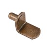 INCREWAY 6mm Bracket Style Cabinet Shelf Support Pegs -"L" Clips