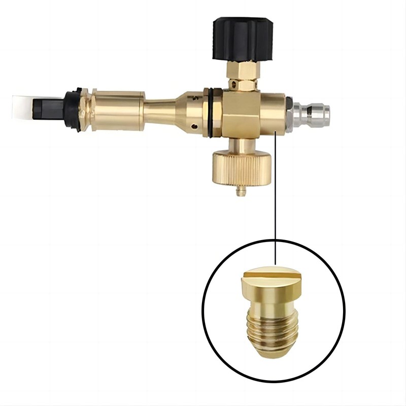 2 Pieces 1.1 mm Foam Cannon Orifice Nozzle and 2