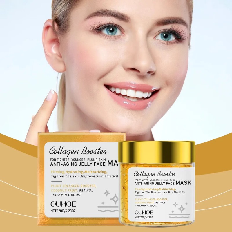 Ouhoe - Mascarilla Gel Antiedad Con Colágeno Y Retinol Ouhoe