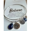 i am SILVER PLATED CHANGES COLOR MOOD CHARM & SODALITE