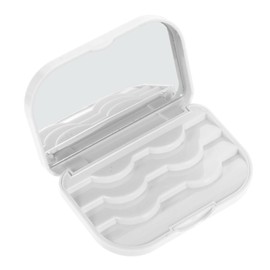 SAFIGLE 3-Pair 3D Fiber False Lash Packaging Box Magnetic Eyelash Organizing Case Lid for Easy Storage for Makeup Lovers and Professionals