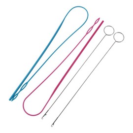 9Pcs Drawstring Threader Tool,Threader Tools for Strong for Fabric Belts Strips DIY Knitting Accessories
