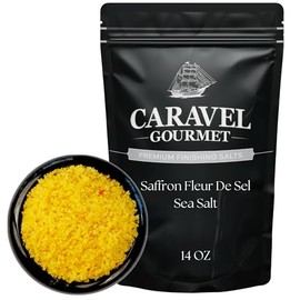 Saffron Fleur de Sel Sea Salt - Refill Pouch