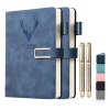 2 Cuadernos A5 Tapa Dura De Piel, 360 Páginas +
