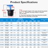 BOPOREAE Mechanical Test, Seal, Cleanout Pipe Plug, 3-9/16 to 4-5/16