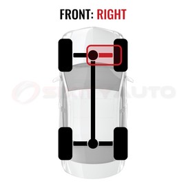 Sixity Auto Front Right CV Axle compatible with Buick Enclave 2008-2017 - Passenger Side Complete Axle Shaft Assembly