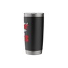 Guitarist Fighting Off Babes Stainless Steel Insulated Tumbler