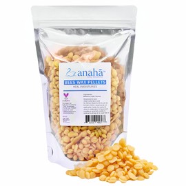 Anaha Beeswax Pellets- Premium Grade 200 g, Yellow
