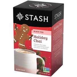 Stash Tea 2 Pack - Stash Holiday Chai Black Tea Bags - 18 Count