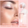 Prreal Shiny Jelly Highlighter Stick, Shimmering Highlight, Body Glitter Stick