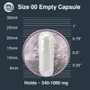LFA Tablet Presses Empty 00 Capsules - Vegan Pullulan -