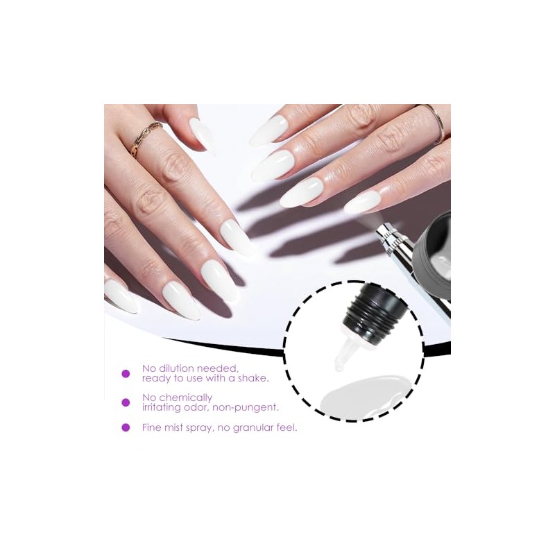 FAVAI Gel Aerógrafo Esmalte de Uñas Air Gel Set Color