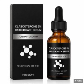 The Next Generation Hair Restoration CLASCOTERONE 5% Serum with Vitamin D-Min...
