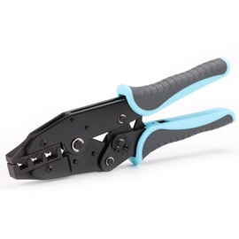YMYP Crimping Tool for Sleeves Ferrule Terminals & Pin Cord Ends - Ratcheting Wire Crimper - AWG 3-1/0 (25-50mm²) - Electrical Crimping Tool