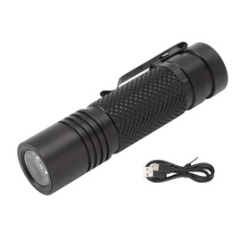 Mini Flashlight Ultra Bright Portable 800LM USB Rechargeable Five Gear Waterproof Torch for Camping Emergency Outdoor