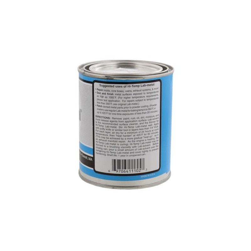 ALVIN 24 oz Lab Metal Repair and Patching Compound Withstands