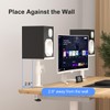 suptek Clamp-on Speaker Stand Desk Mount Set, Height Adjustment, Tilt,