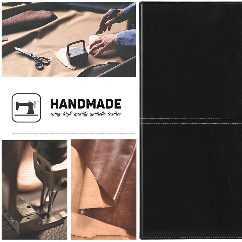 Toplive Leather Document Folder Multifunction Conference Folder A4 Conference Folder