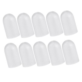 minkissy 1set Anti-abrasion Toe Covers Toe Covers Toe Sleeves Elastic Toe Protective Cover Toe Cushion Tubes Toe Protective Covers Big Toe Protectors Toe Guard Transparent Sebs 10pcs