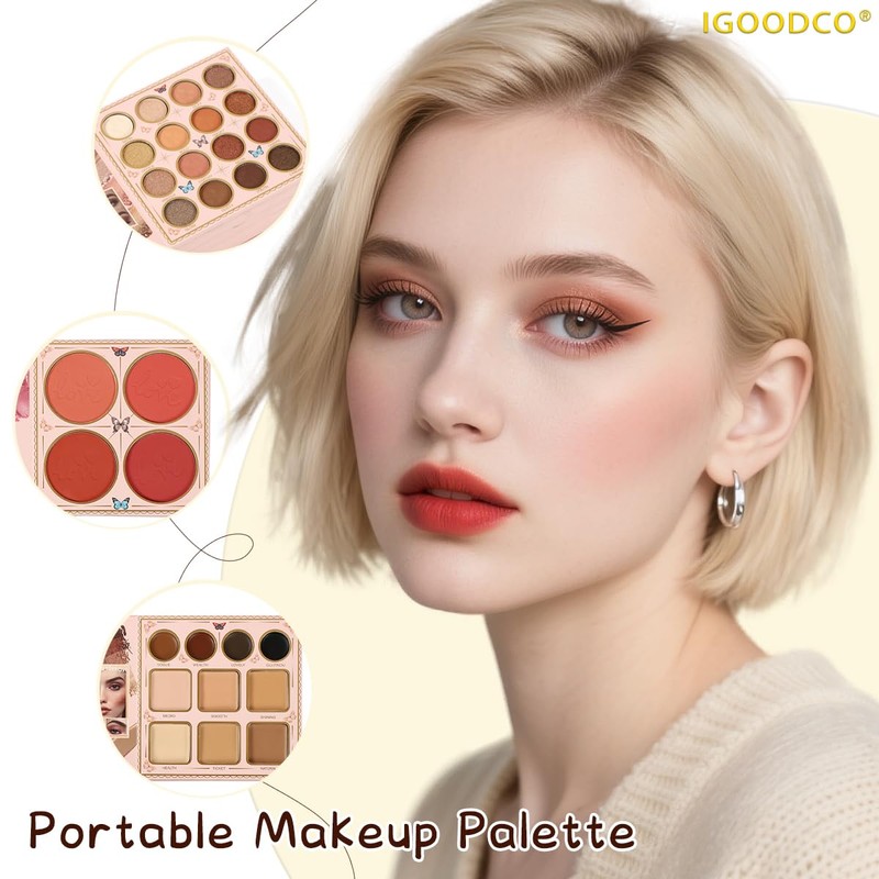 55 color eye shadow (model: IG3301) beauty makeup high gloss