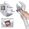 Olympia Tools 24" Adjustable Wrench, Heavy Duty Drop Forged Steel,