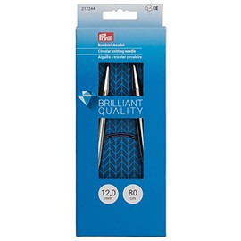 Prym 32" Circular Brass Knitting Needles, 12mm