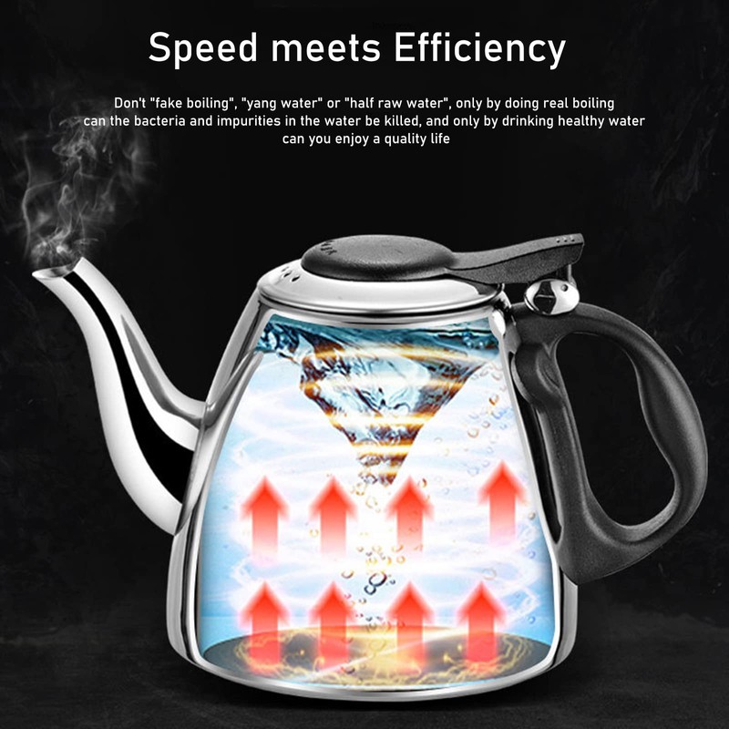 Teapot - Stainless Steel Stove Teapot Tea Coffee Pot Kettle