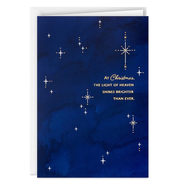 Hallmark Religious Boxed Christmas Cards, Light of Heaven (16 Cards and Envelopes)