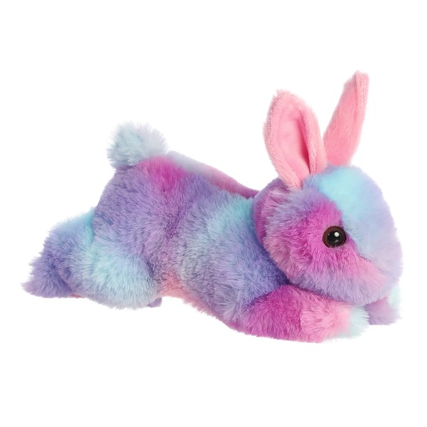 Aurora® Adorable Mini Flopsie™ Spring Time Bunny™ Stuffed Animal - Playful Ease - Timeless Companions - Lavender 8 Inches