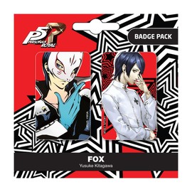 PopBuddies PERSONA 5 ROYAL FOX/YUSUKE KITAGAWA BADGE PACK