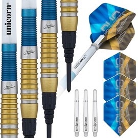 Unicorn Gary the Flying Scotsman Anderson Duo Darts Set, Blue, 18g