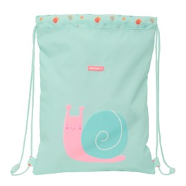 Safta PREESCOLAR CARACOL Kids Backpack Flat Easy Clean Ideal for Children of Different Ages Comfortable and Versatile Quality and Resilience 26 x 1 x 34 cm Light Turquoise, light turquoise, Casual
