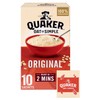 Quaker Oat So Simple Original Porridge, 10 x 27 g