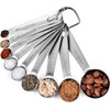 U-Taste Metal Measuring Spoons Set, 18/8 Stainless Steel Tablespoon, Teaspoon,