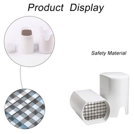 Potato Chipper Stainless Steel Blade French Fry Cutter Multipurpose Chip Cutter for Potatoes Carrots Cucumbers Fruits