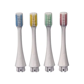 4 Spare Brushes (Medium bristles) for Broxo OraBrush, Broxodent, Mechanical & Sonic toothbrushes, Delivered with The Arkebion® Card Cover Dedicated to RFID Data Protection