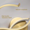 EDISLIVE Modern Wave LED Vanity Light Dimmable Modern Led Vanity