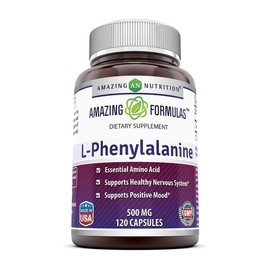 어메이징 포뮬러스 L-페닐알라닌 500mg 120캡슐 Amazing Formulas L-Phenylalanine 500mg 120 Capsules
