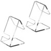 VOXILFE Transparent Acrylic Watch Stand (2pcs) Bracelet Holder for Collection