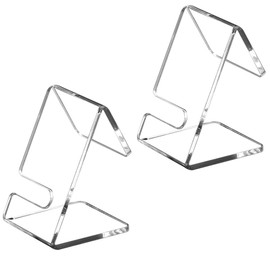 VOXILFE Transparent Acrylic Watch Stand (2pcs) Bracelet Holder for Collection Display