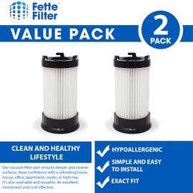 DCF-4 HEPA Replacement Filter Compatible with EUREKA Powerline Maxima LightSpeed & LightForce 4700-4770 Series High Performance HP5555 & 5500 Series part number 63073, 62132, DCF18, DCF-18, DCF-4.