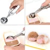 Ice Cream Scoop, Stainless Steel Ice Cream Scooper Professional No-Slip
