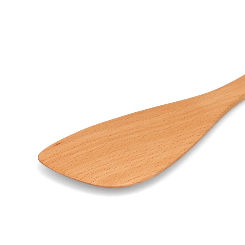 V-009 Wooden Turner, Large Spatula, Cutlery, Approx. 11.8 inches (30