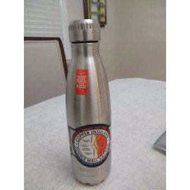 ROUGHNECK COPPER DOUBLE WALL INSULATED FLASK 16 OZ BOTTLE STAINLESS STEEL