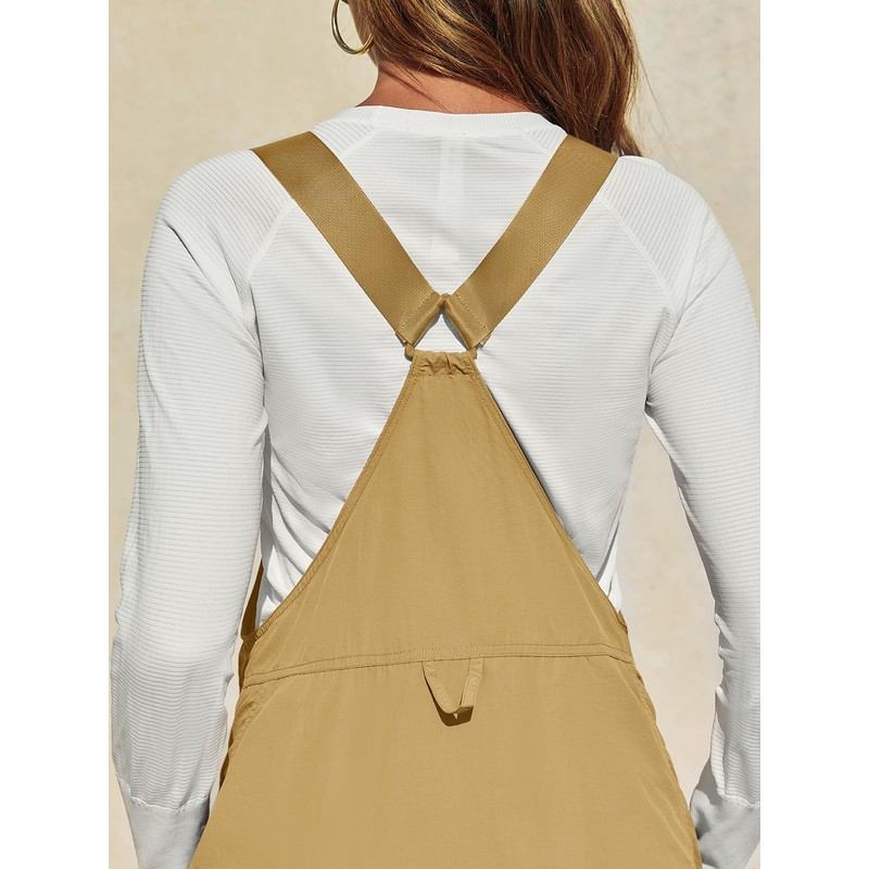 Cicy Bell Womens Casual Overalls Baggy Adjustable Straps Bib Jogger